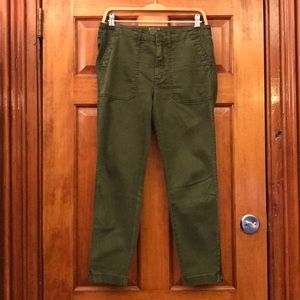 J.Crew Petite Skinny Stretch Cargo Pant w/Zippers